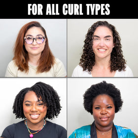 Miche Beauty before and after curls demonstrating improved definition