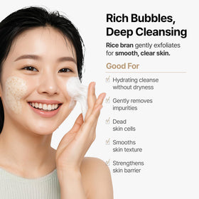 MIDHA creamy micro-foam texture demonstrating soft, cushioned lather