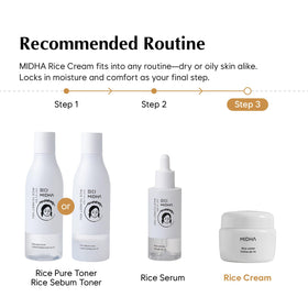 MIDHA in a bedside routine scene for nightly moisturizing benefit