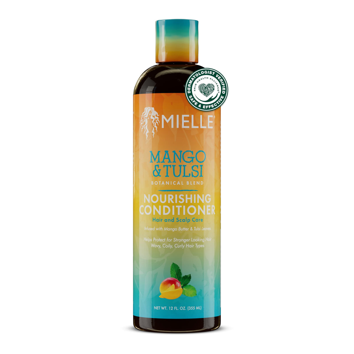 Mielle Organics front bottle view showing packaging and benefits