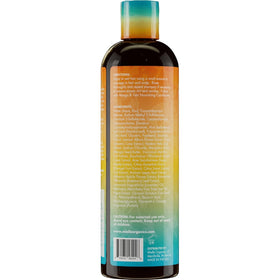 Mielle Organics bottle in bathroom setting conveying routine-ready convenience