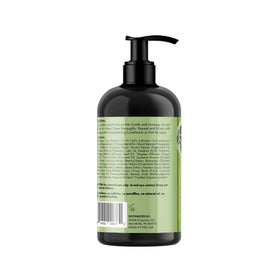 Mielle Organics conditioner with open cap showing creamy formula