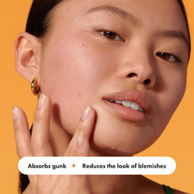 Mighty Patch texture and adhesive close-up showing medical-grade hydrocolloid benefit