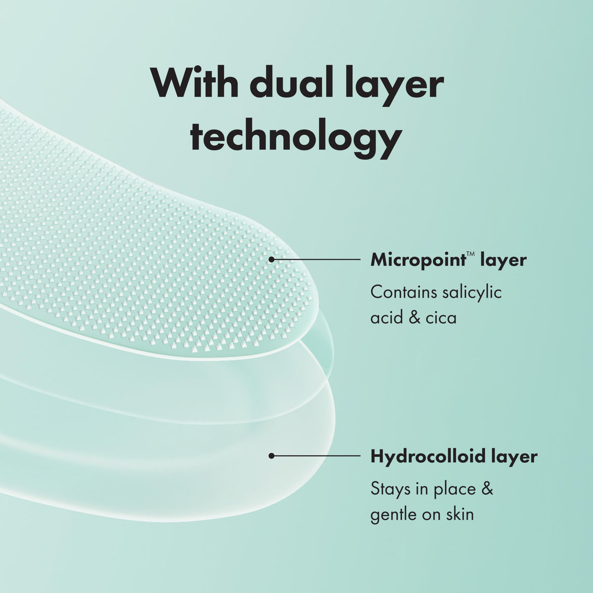 Mighty Patch applied on chin showing secure fit and blemish coverage