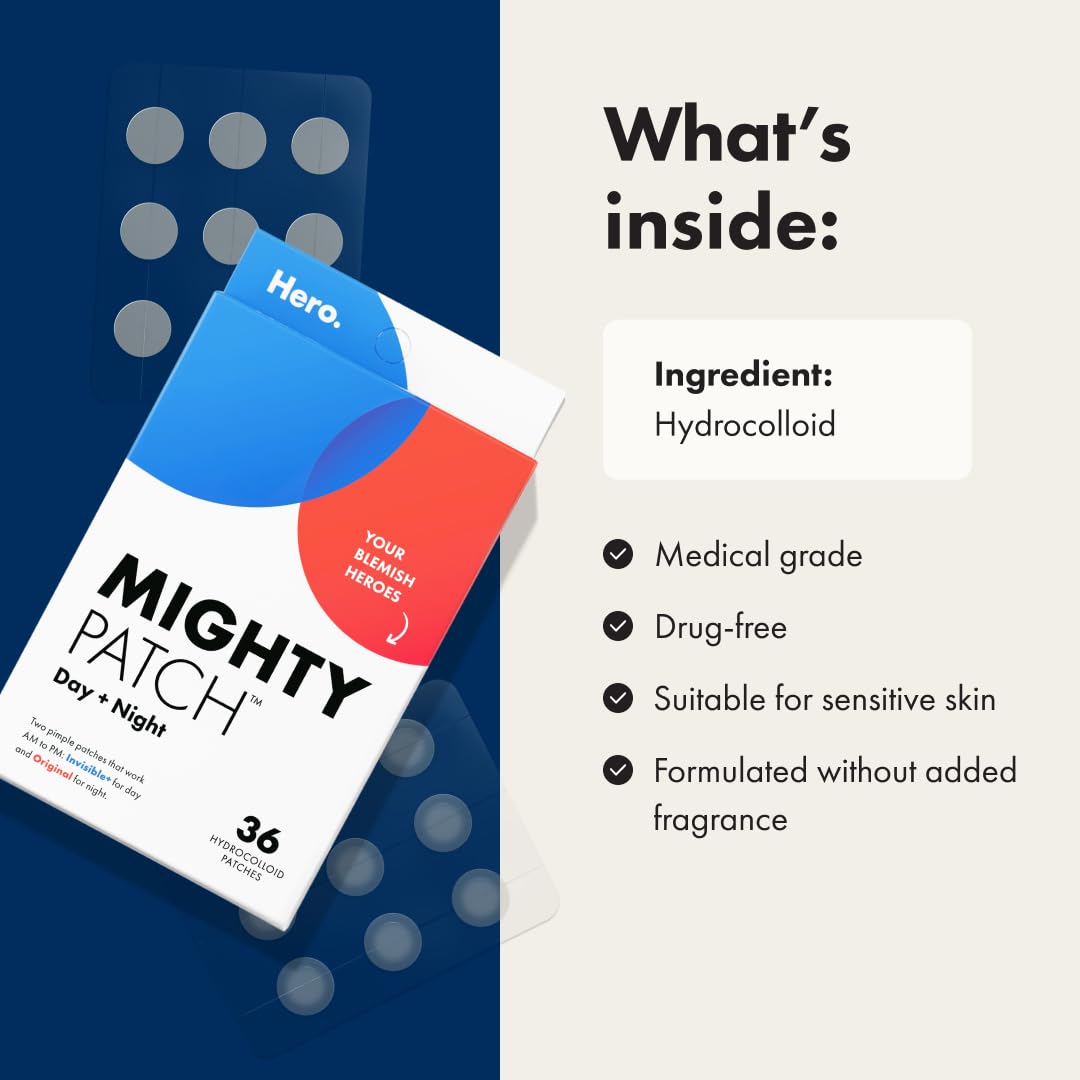 Mighty Patch duo pack in a travel bag showing portability and on-the-go readiness