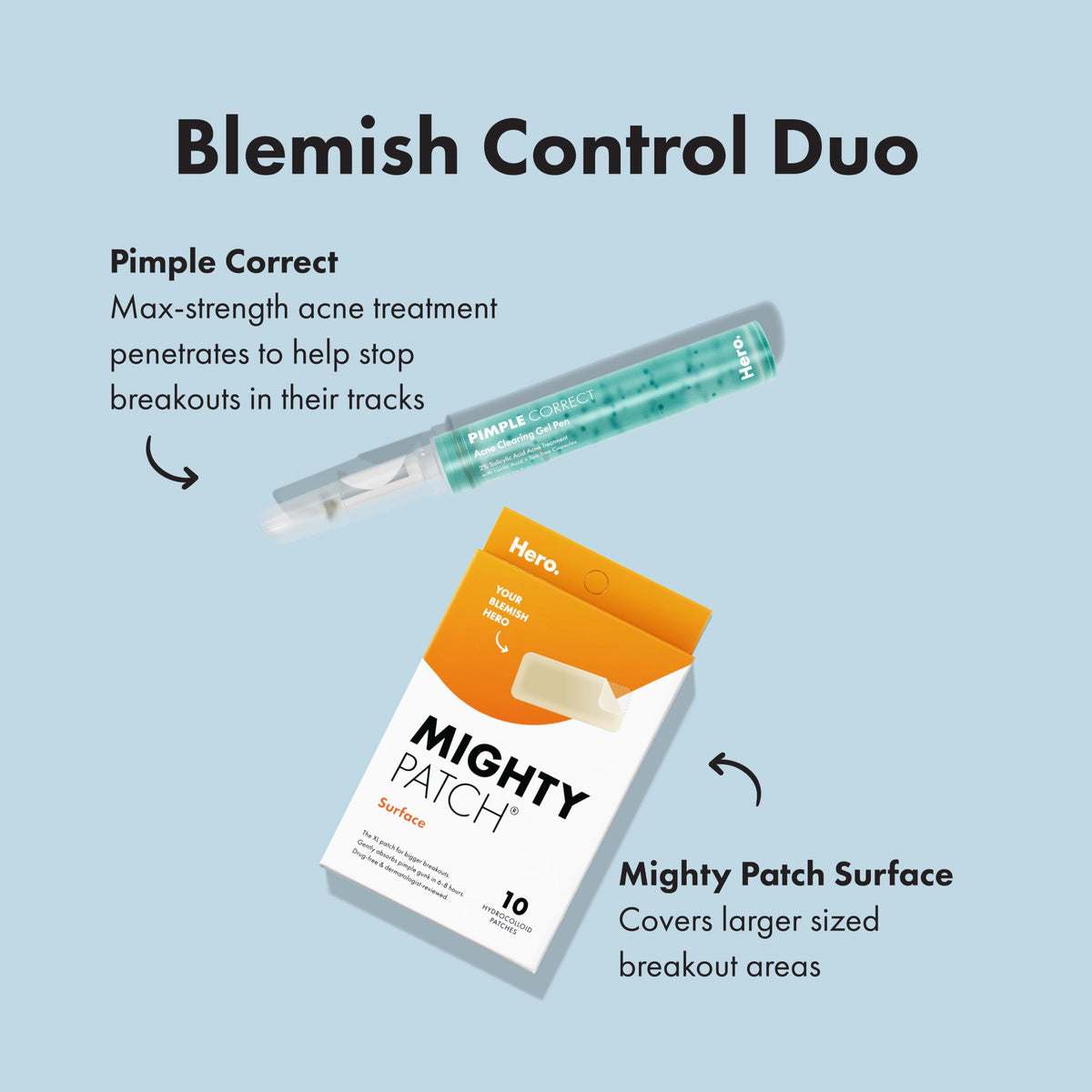 Mighty Patch translucent matte finish visible on skin for discreet wear