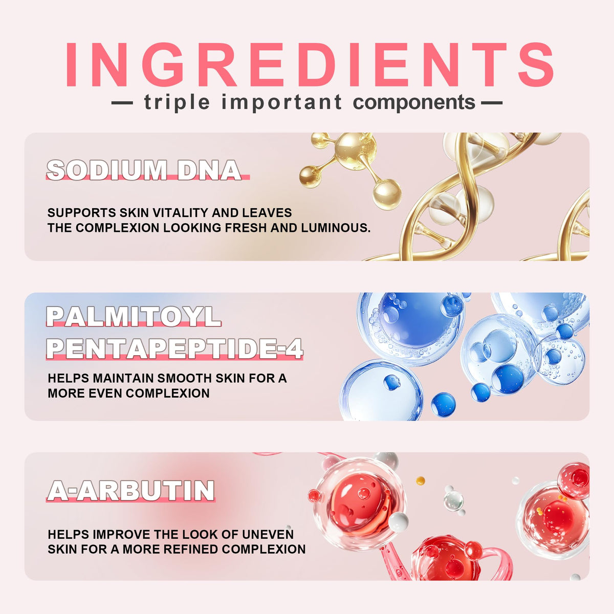 Mignor serum texture on skin close-up showing lightweight absorption and smooth finish