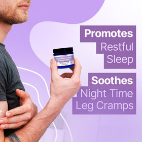 MIGRASTIL applied on leg demonstrating fast absorption and hydration