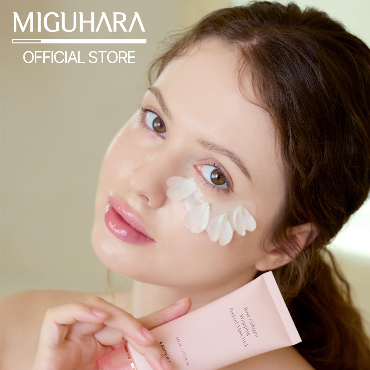 MIGUHARA packaging and ingredient cards flatlay emphasizing transparency