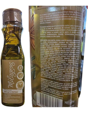 Generic Milagro shampoo texture closeup illustrating gentle lather and cleansing
