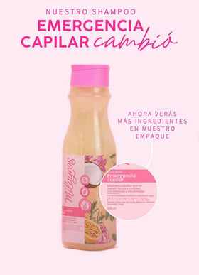 MILAGROS creamy foam texture demonstrating gentle lather and conditioning