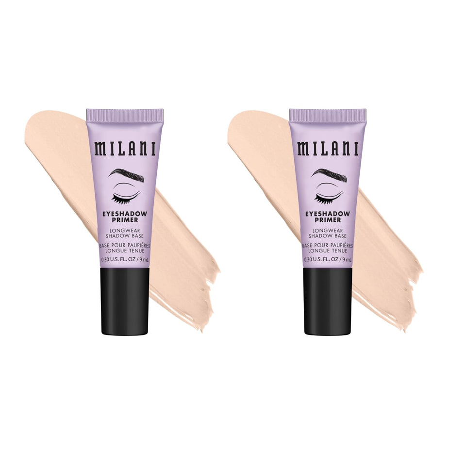 Milani primer front packaging showing bottle and branding for reliable base