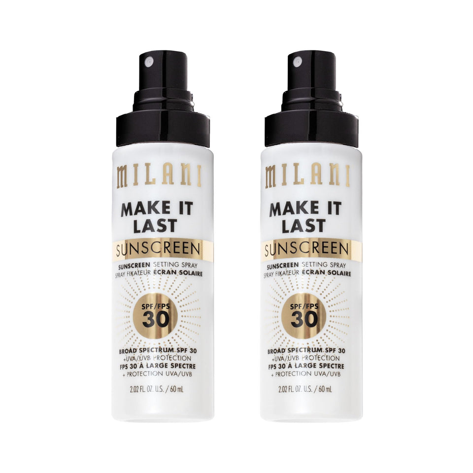 Milani front packaging showing SPF 30 and longwear benefit