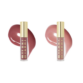 Milani front packaging showing both tubes and shade labels and quick shade choice benefit