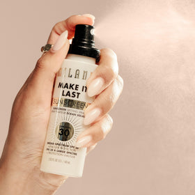 Milani label closeup showing ingredient cues and protection