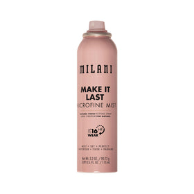 Milani front packaging showing bottle and brand with longwear benefit