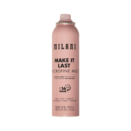 Milani front packaging showing bottle and brand with longwear benefit