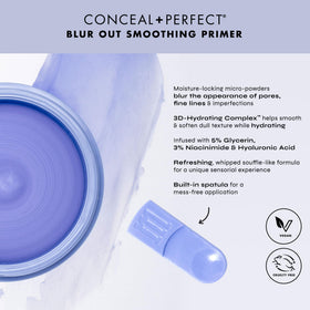 Milani primer applied on hand swirl showing spreadability and quick absorption benefit