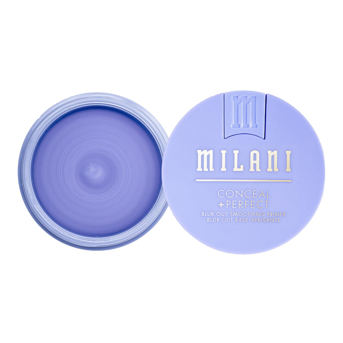 Milani primer close-up of cream texture highlighting blurring, pore-minimizing finish