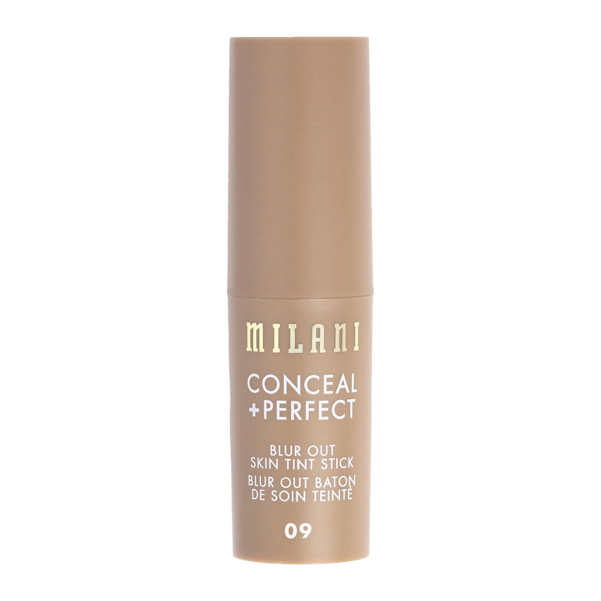 Milani Conceal + Perfect placed on dresser in lifestyle shot showing daily routine convenience