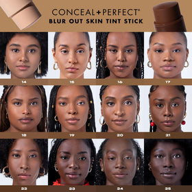 Milani stick applying on cheek showing quick coverage benefit