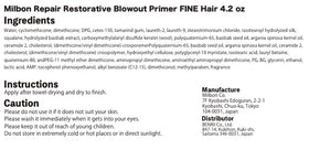 Milbon in salon setting, demonstrates salon-grade repair and polished finish benefit