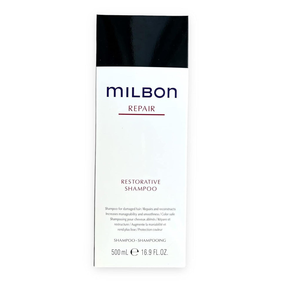 Milbon front packaging showing bottle and label benefiting identification