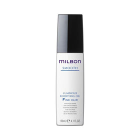 Milbon front packaging showing the 4.1oz bottle and branding for lightweight body