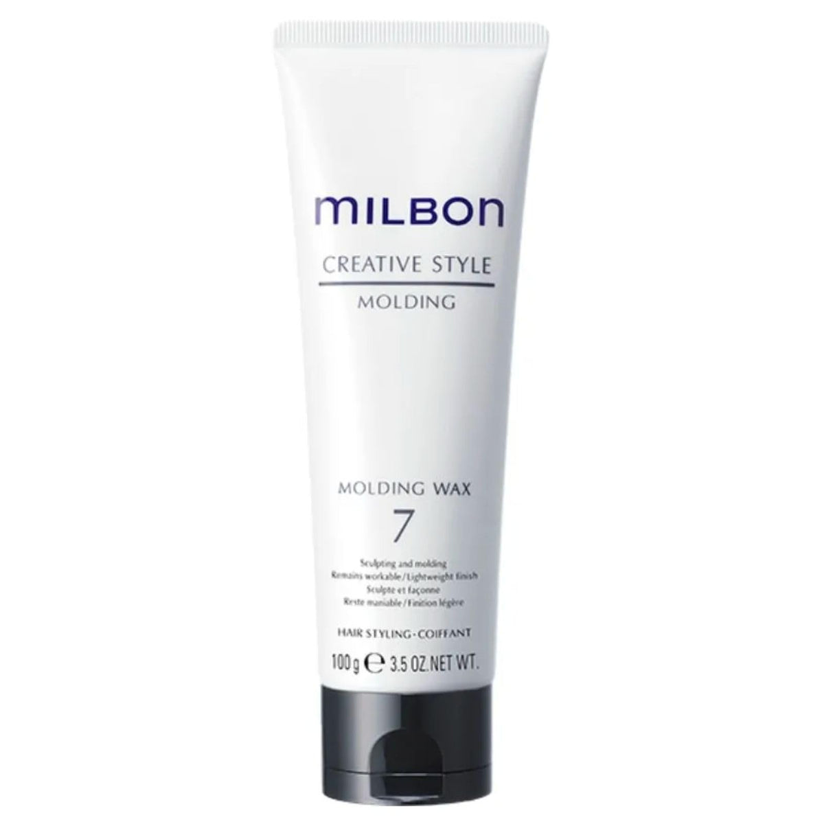 Milbon Molding Wax #7 front packaging showing label and size for clear identification