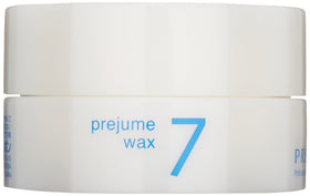Milbon Prejume Wax 7 front packaging showing jar and label for professional styling