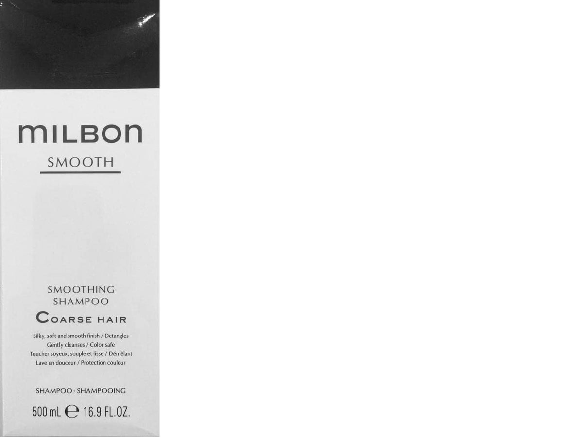 Milbon shampoo creamy lather on hand illustrating softening action
