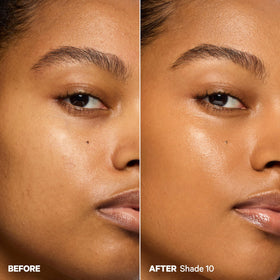 Milk Makeup being blended with fingers, illustrating seamless application and natural finish