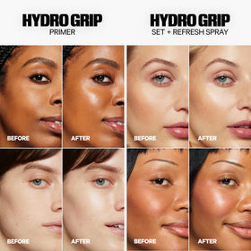 Milk Makeup ingredients display with blue agave emphasizing grip and skin-friendly actives