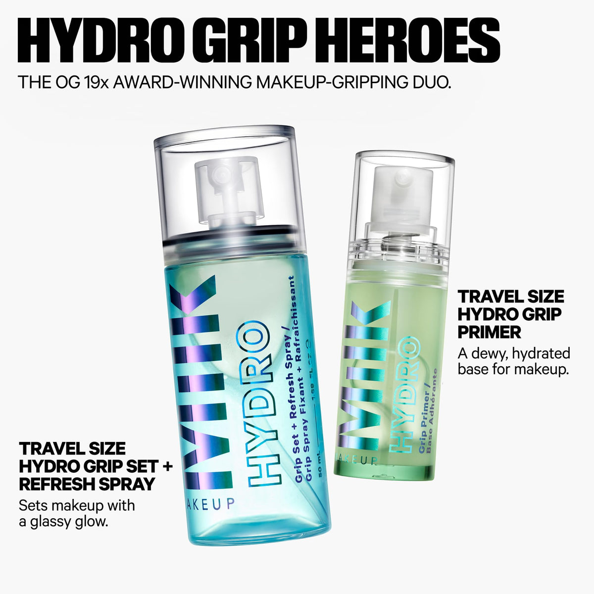 Milk Makeup close-up of Hydro Grip Primer mini tube texture for smooth application