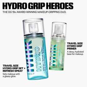 Milk Makeup close-up of Hydro Grip Primer mini tube texture for smooth application