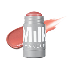 Milk Makeup front packaging showing Werk dusty rose shade and compact design