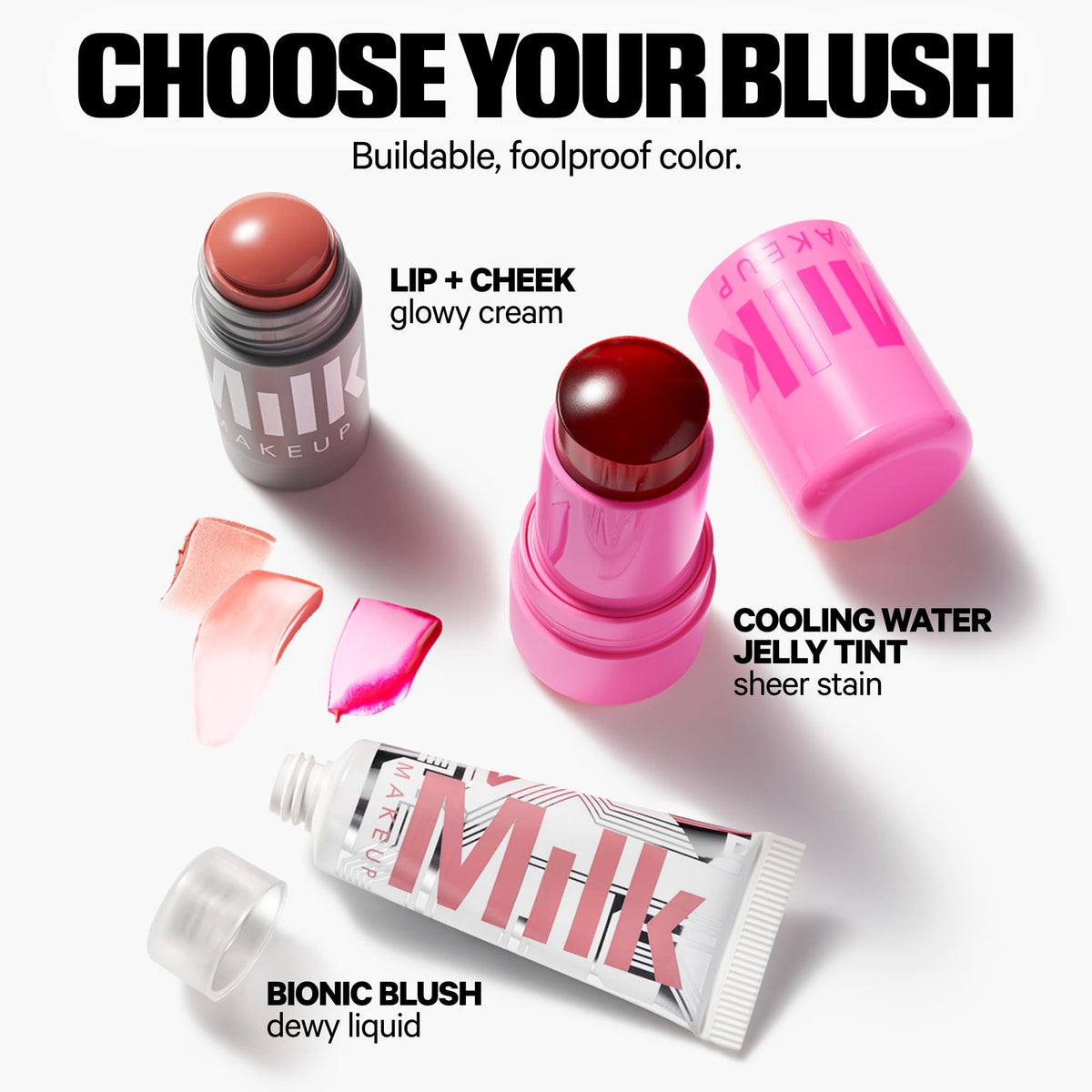 Milk Makeup in a makeup bag staged in lifestyle scene for everyday convenience