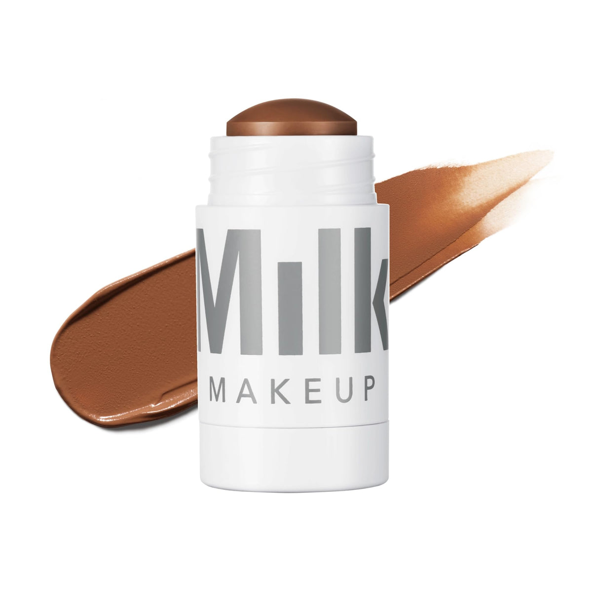 Milk Makeup bronzer stick front packaging showing sleek tube and label benefit portable