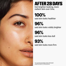 Milk Makeup primer blended under foundation showing smooth finish