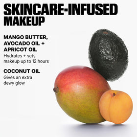 Milk Makeup used on face and collarbone to show body and facial highlighting