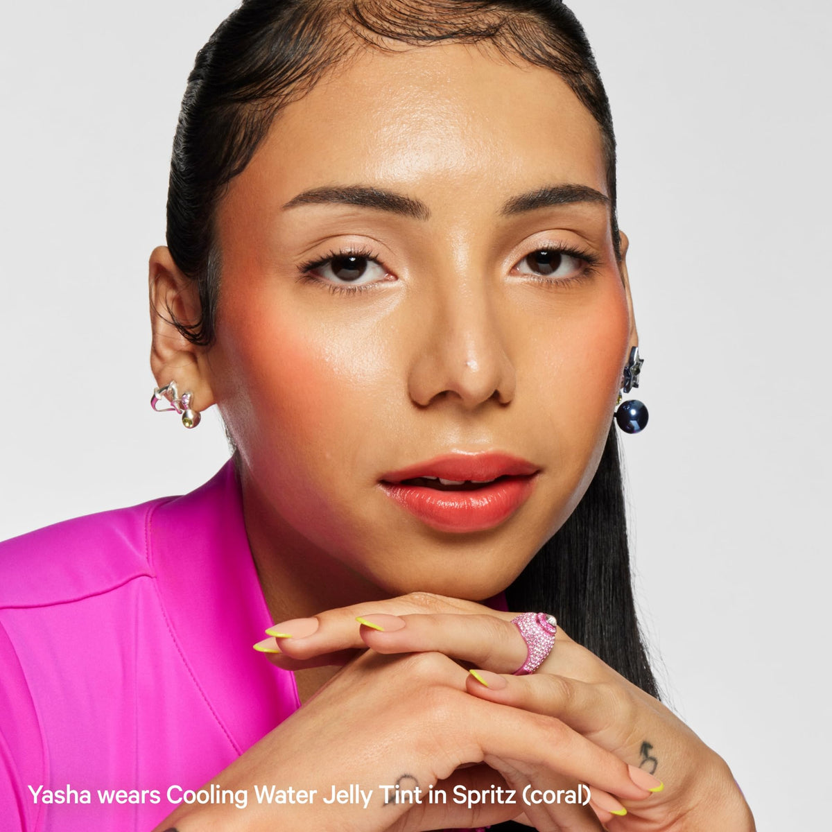 Milk Makeup ingredients shot with aloe and seawater highlighting hydration
