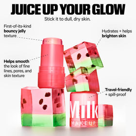 Milk Makeup Cooling Water Jelly Tint open jar revealing gel tint and easy application