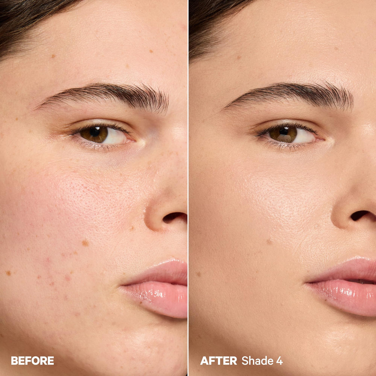 Milk Makeup being blended with fingertip showing smooth application and skin-like coverage