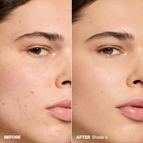 Milk Makeup being blended with fingertip showing smooth application and skin-like coverage