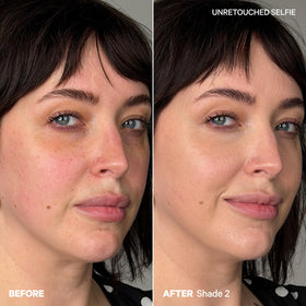 Milk Makeup applied under eye demonstrating brightening and coverage benefit