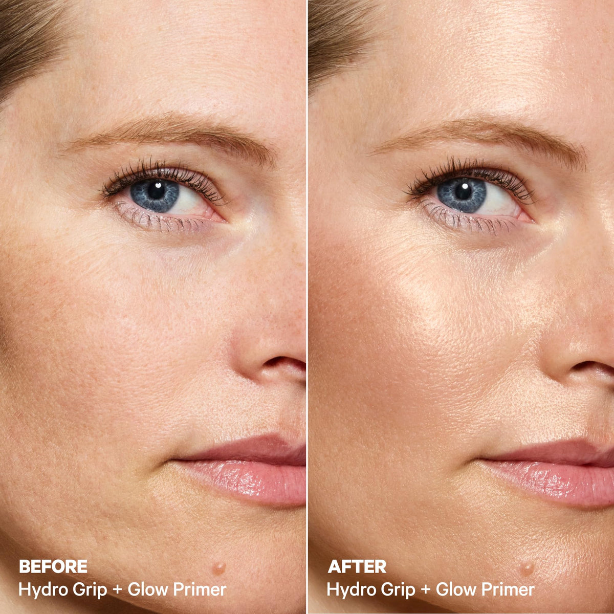 Milk Makeup primer layered under foundation demonstrating improved adhesion and smoother finish