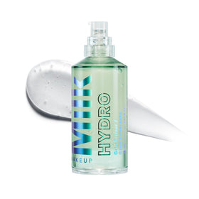 Milk Makeup Hydro Grip jar front showing clear gel and compact packaging benefit lasts
