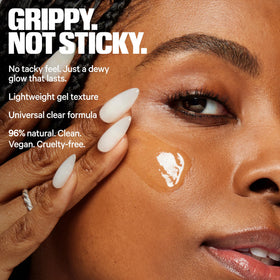 Milk Makeup pump dispensed into hand demonstrating easy dosing and lightweight feel