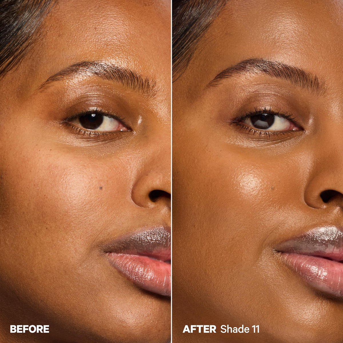 Milk Makeup product being blended with fingers for natural seamless finish