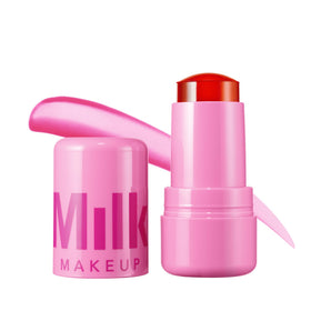 Milk Makeup front packaging showing compact jelly tint for travel convenience